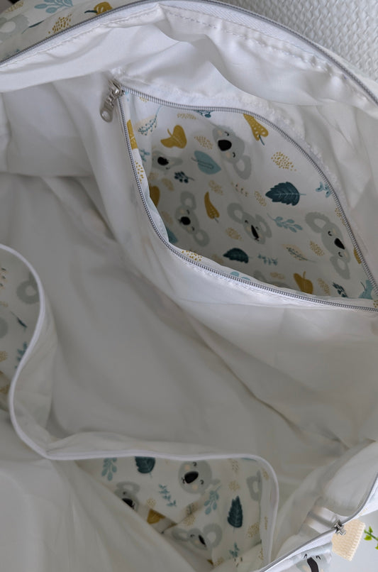 Le sac à langer - Bébé garçon et Motifs koala