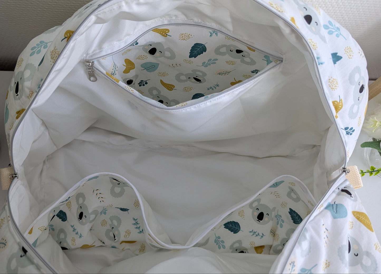 Le sac à langer - Bébé garçon et Motifs koala