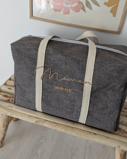Mommy bag avec broderie personnalisée