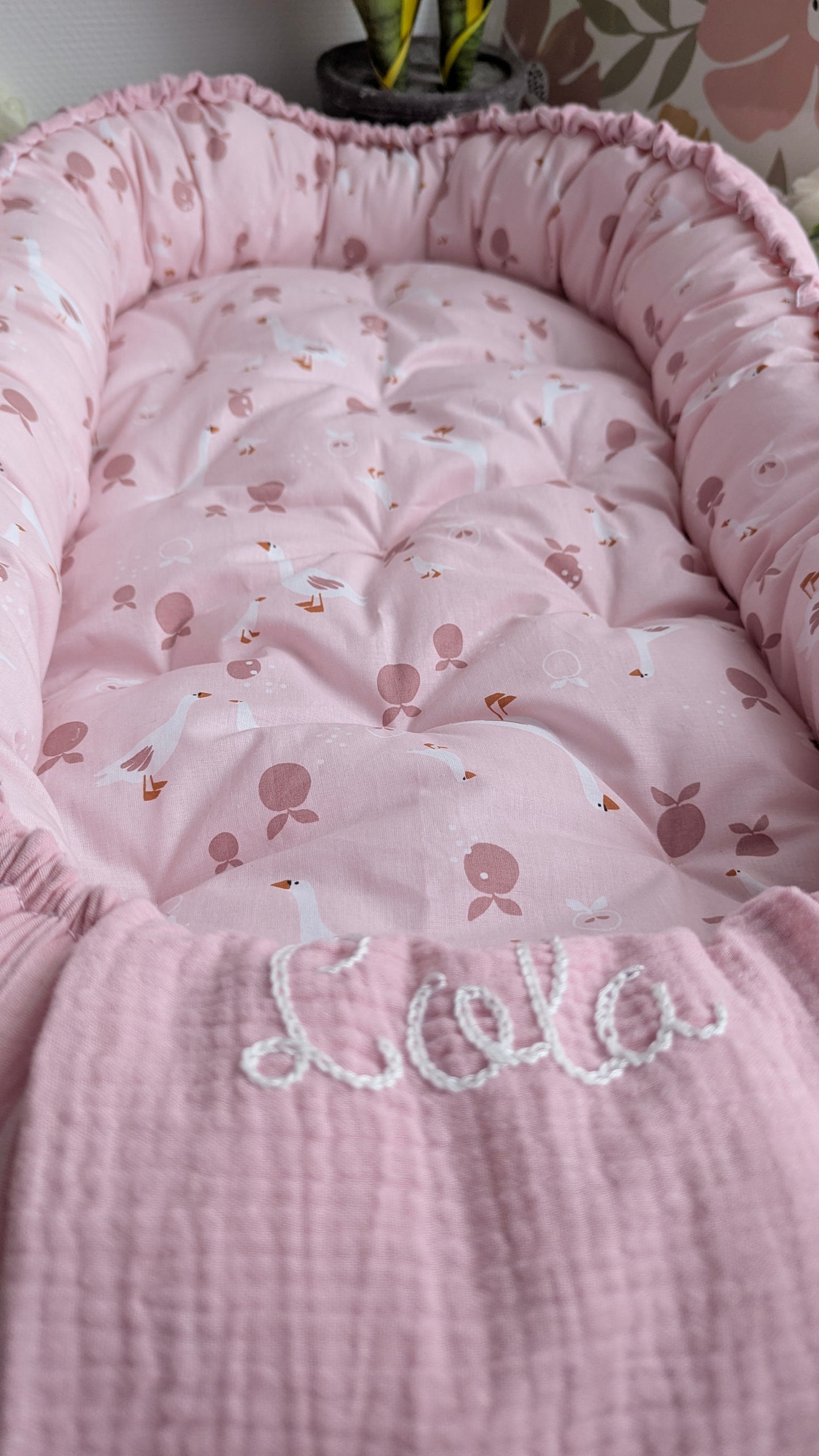 Nid cocon réducteur de lit - Le nid d'ange bébé douillet - Baby Nest Oeko Tex