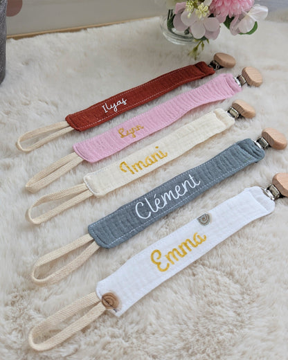 Attache-tétine personnalisée