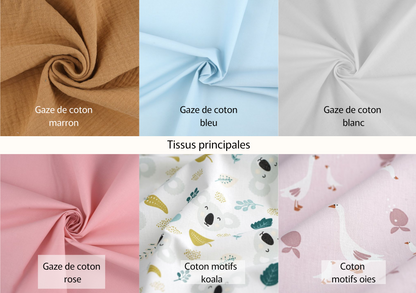 Couverture bébé brodée