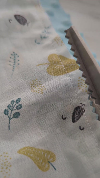 Couverture bébé brodée