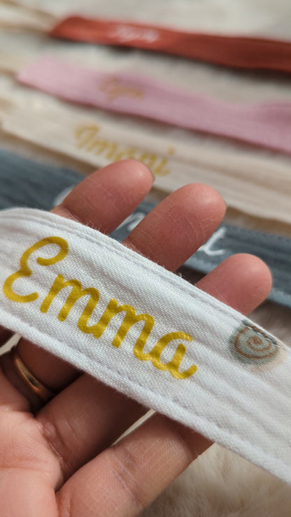 Attache-tétine personnalisée