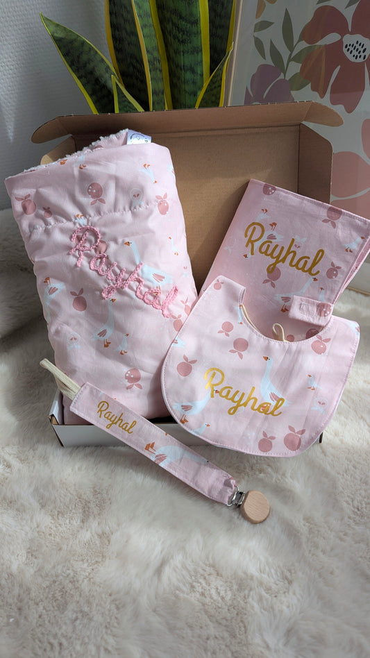 Coffret de naissance personnalisé – Un cadeau doux et unique